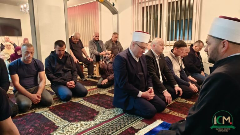 Muftija Hasanović posjetio Džemat Maljevac i gradilište Islamskog centra