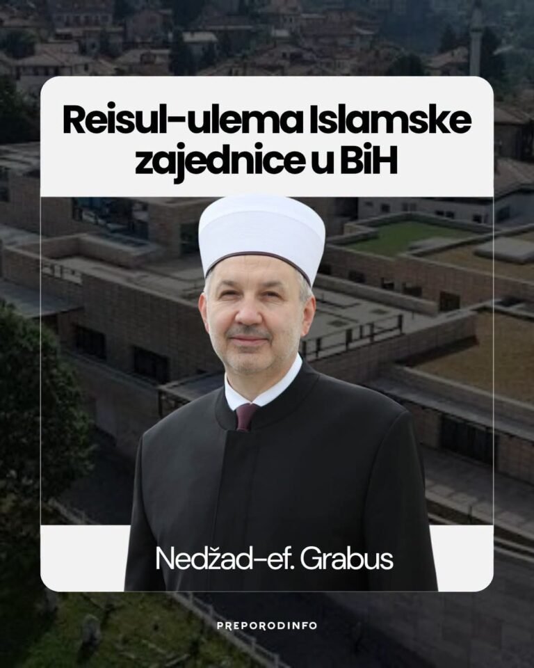 Nedžad ef. Grabus izabran za novog reisu-l-ulemu Islamske zajednice
