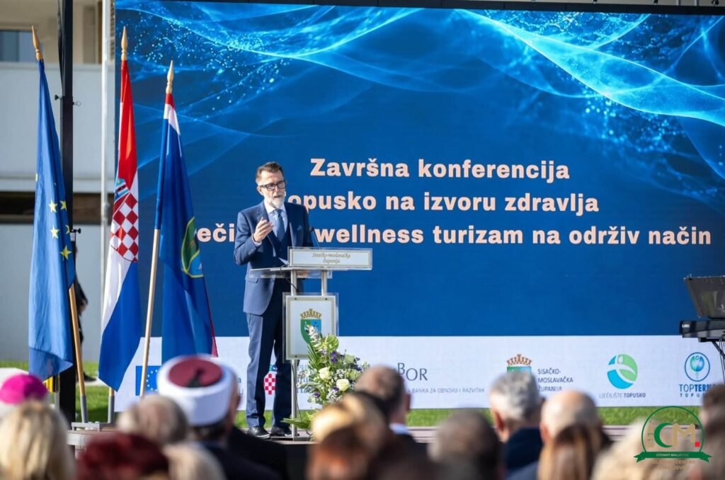 Predstavnici džemata na otvorenju obnovljenih Top Termi i Lječilišta Topusko